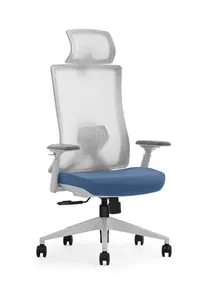 כיסא משרדי מודרני גבוה גב ארגונומי מנהל יוקרה מתכוונן כיסא רשת אורח מסתובב תכונה סין סיטונאי