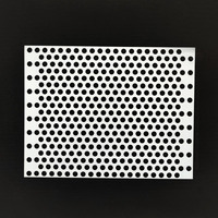 Tôle métallique perforée sur mesure en acier galvanisé/inoxydable série 300 ASTM, plaque perforée à trous ronds pour la décoration et la ventilation