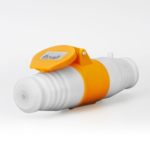 Aviation Plug 110V IP44 Waterproof 16A Three Core Industrial Plug With Socket Connector Plastic Material Standard Grounding - Product Image 1