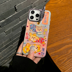 <span class=keywords><strong>Téléphone</strong></span> portable Tpu bling étui pour iPhone 16 16 Plus 15 14 13 14 15 Maxpro <span class=keywords><strong>chat</strong></span> Animal TPU souple <span class=keywords><strong>téléphone</strong></span> couverture arrière <span class=keywords><strong>coque</strong></span> - Product Image 3