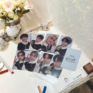 8/15 pièces/ensemble <span class=keywords><strong>Kpop</strong></span> StrayKids GIANT Music Album Photocards Han Hyunjin Felix Selfie Personnel Lomo Cartes Postales en Papier Découpées Fans - Product Image 3
