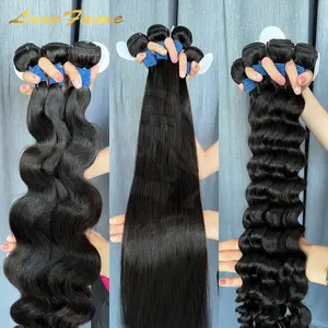 Kostenlose Probe Bundle Raw Virgin Cuticle Ausgerichtetes Haar, Virgin Human Hair Weave Bundle, Großhandel Virgin Brazilian Hair Bundle Vendor