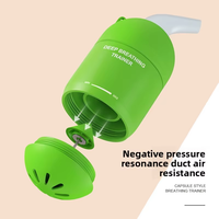 Entrenador Pulmonar S2 - Aumenta el VO2 Máximo y la Resistencia |   Ejercitador de Respiración de Doble Resistencia para Gimnasio en Casa, Correr, Natación y Yoga