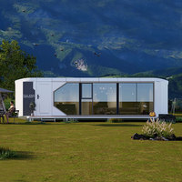 Maison capsule mobile, usine chinoise, nouvelle maison moderne de luxe de grande taille, petit hôtel, camping, maison conteneur, prise en charge de la personnalisation