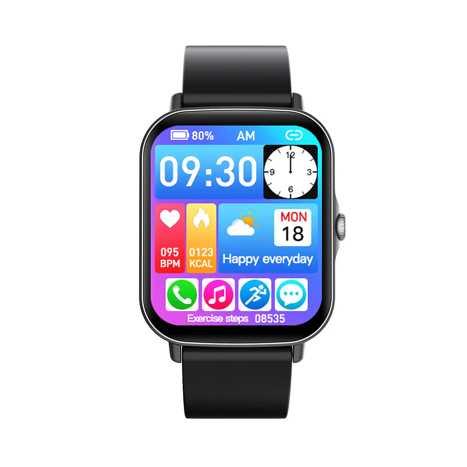 2022 Hot Sale Full Touch Kids Smart Watch With Digital Smart Watch Sleep Monitoring Voice Control