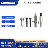 Linkteco Kit de chaîne de distribution actionneur VCT pompe à huile et pompe à eau pour GM 2.2L 2.4L 2009-2015 Ecotec 12608580 90537632 24461834