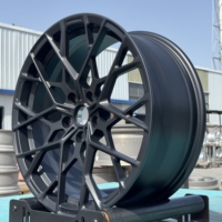 Velg Aluminium Yufei Custom 1-Piece 6061-T6 Y-Mesh Matte Black Alloy Rims 19 Inci untuk Velg Mazda CX-8