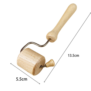 Ensemble de 7 rouleaux de massage en bois miniatures et de Gua Sha pour le visage, kit d'outils de massage en bois de haute qualité pour les méridiens du visage - Product Image 6