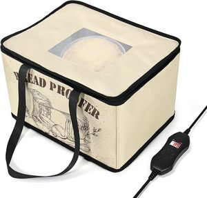 Faltbare Brotbox für Küchen pizza Elektrische Teigbox Brotteig-Proof box Erwärmung sauerteig mit Heizteig prüfer - Product Image 5