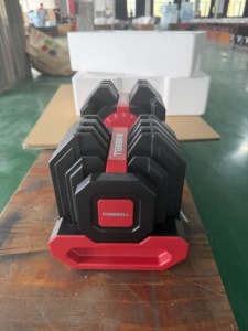 Haltères carrés réglables 24KG/25kg/36kg à <span class=keywords><strong>prix</strong></span> direct usine - Équipement professionnel d'entraînement de force pour la maison et la salle de sport - Product Image 4