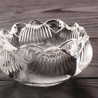 Articles bouddhistes, lampe à beurre de lotus à pied haut, porte-lampe, bougeoir en verre, offrandes bouddhistes
