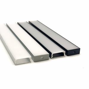 Profilé en aluminium linéaire <span class=keywords><strong>LED</strong></span> E-009 25*10MM 6063, prix d'usine, avec couvercle en plastique PC pour éclairage de bande <span class=keywords><strong>LED</strong></span> au sol - Product Image 3