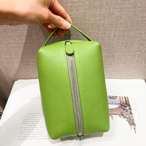 Bolsa de Aseo Personalizada de Cuero PU, Bolso de Compras Diario, Bolsa Cuadrada, Bolsa de <span class=keywords><strong>Viaje</strong></span> para Cosméticos y Maquillaje con Borla y Cremallera - Product Image 6