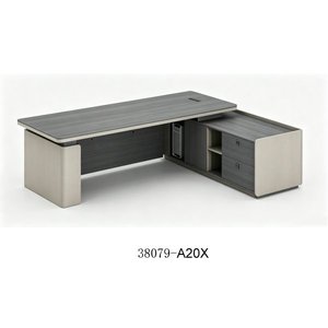 Escritorio Ejecutivo Moderno de Madera con Gabinete de Almacenamiento 38079-A22X, Muebles de Oficina Independientes - Product Image 2