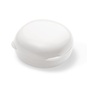 Bubble Bear Travel Soap Box Oval PP Waterproof With Lid For Bathroom Draining Regular Model - Product Image 5