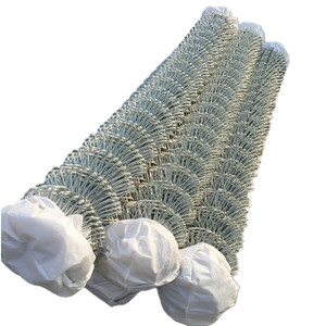 6ft 9 Gauge PVC Coated Galvanized Chain Link Fence Iron Fence Hot Dip Galvanized Animal Security <strong>Trellis</strong> <strong>Wire</strong>/Gate Use - Product Image 4