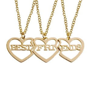 Moda <span class=keywords><strong>3</strong></span> mejor amigo collar conjunto BFF collar Conjunto Mujeres Joyería <span class=keywords><strong>de</strong></span> moda <span class=keywords><strong>mejores</strong></span> amigos corazón <span class=keywords><strong>collares</strong></span> <span class=keywords><strong>para</strong></span> 2 <span class=keywords><strong>3</strong></span> 4 - Product Image 3