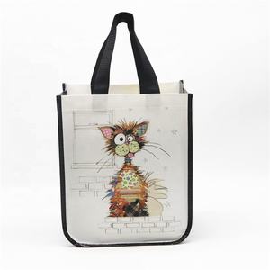 Bolso de compras no tejido reciclable respetuoso con el medio ambiente al por mayor bolsos <span class=keywords><strong>TDG</strong></span> promocionales con diseño de dibujos animados - Product Image 2
