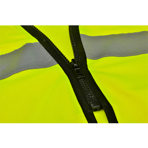 Giacca di Sicurezza Riflettente a Maniche Corte in Poliestere ANSI/ISEA Personalizzabile con Logo Abbigliamento ad <span class=keywords><strong>Alta</strong></span> <span class=keywords><strong>Visibilità</strong></span> per Uomo e Donna - Product Image 5