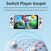 Manette de jeu sans fil Bluetooth à effet Hall avec vibration, bouton Turbo et gyroscope six axes pour console Switch 2