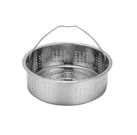 Panier à vapeur en acier inoxydable 304 pour cuiseur à riz ménager