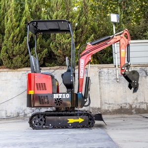 Mini-chargeuse sur chenilles compacte et agile 1T HT10J certifiée EPA CE, idéale pour la construction urbaine et l'aménagement paysager - Product Image 2