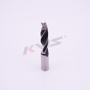 KWS Tungsten Carbide Dowel <strong>Drill</strong> Bit-Brad Point 10mm Shanker Black Oxide Finish Wood Cutting <strong>Blind</strong> Hole CNC Tool - Product Image 2