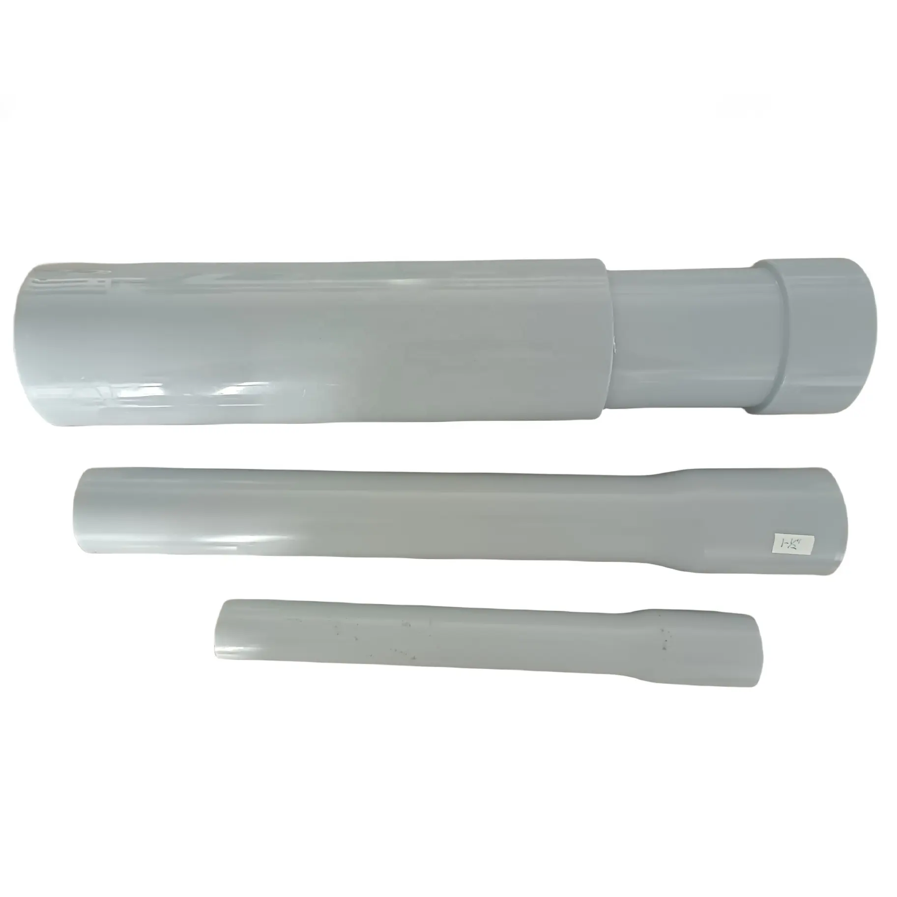 1-1/4 inch Non-Metallic PVC Pipe with Bell End Rigid Schedule 40 Electrical Conduit Gray Tube ETL Listed