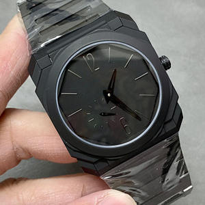 BV-Style 7mm Ultra-Thin Unisex All-Black Titanium Sapphire Crystal Mechanical ETA Movement 3BAR Waterproof 'Black <b>Watch</b> <b>Watch</b> - Product Image 1