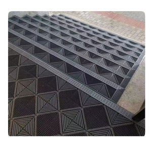 Alfombra de nailon para exteriores, antideslizante, para eliminar el polvo, suelo de plástico, fácil instalación con sistema de clic para uso en interiores, con accesorios. - Product Image 1