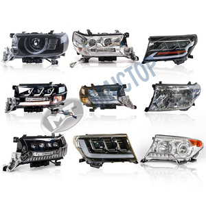 Modificación de faros delanteros apta para Lancme Land Cruiser 2016-2021 LC200, faros LED con 3 bombillas LED. - Product Image 2
