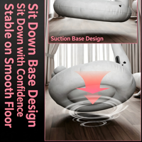 Canapé gonflable en PVC floqué de haute qualité en forme de cygne, tapis d'amour, support multi-positions, mobilier BDSM, jouet sexuel féminin