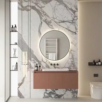 Panneau mural en pierre stratifiée imitation marbre, panneaux PVC UV
