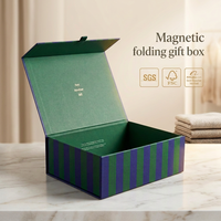 Boîtes cadeaux magnétiques en gros, haut de gamme, biodégradables, écologiques, pour vêtements et chaussures, avec laminage mat, pliables