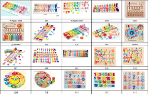 Bán Sỉ Đồ Chơi Giáo Dục Montessori Trò Chơi Thông Minh Toán Học Đồ Chơi Cảm Giác Đồ Chơi Bằng Gỗ Toán Học Hình Học Đầy Màu Sắc - Product Image 6