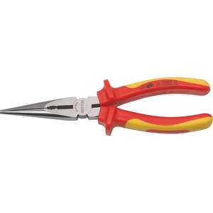 HEYTEC 5081208-VDE VDE Snipe nose <b>plier</b>, straight, DIN ISO 5745 - Product Image 1