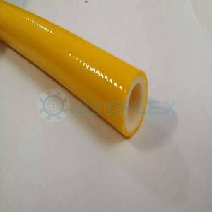 Tuyau <span class=keywords><strong>renforcé</strong></span> de fibres de jardin alimentaire pour les denrées alimentaires et l'industrie sanitaire - Product Image 3