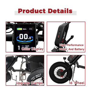 2025 nuevo accesorio de potencia manual para silla de ruedas accesorio de bicicleta de mano para silla de ruedas plegable - Product Image 4