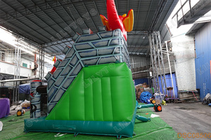 Lilytoys thương mại sử dụng khủng long Inflatable bouncers hiệp sĩ bouncy lâu đài nhảy nhà với Slide - Product Image 6