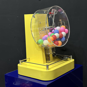 Machine à Boules de Loterie Automatique Interactive pour Soirée Casino, Tirage au Sort, Machine à 30 Boules, Cage de <span class=keywords><strong>Bingo</strong></span> Transparente - Product Image 4