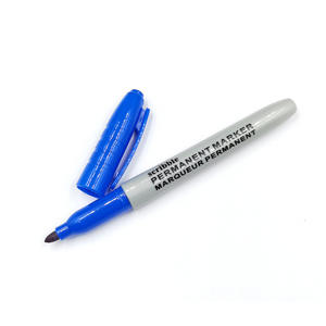 Marqueur permanent rouge bleu vert noir, étudiant dessine des notes, marqueur à huile grande capacité - Product Image 2