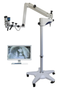 Hospital ENT Neurosurgery Dental Ophthalmic Surgical Operation Microscope 6X-12X Magnification 200mm/300mm Objectives 3-Year