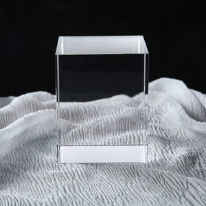 Cube en cristal K9 vierge de haute qualité, gravure laser 3D personnalisée, vente en gros directe usine Guangzhou - Product Image 4