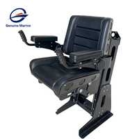 Véritable Marine Marine Fournisseur Bateau Suspension piédestal Piédestal Capitaine Pilote Siège Flip Up Chair