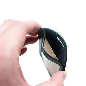 Cuero genuino titular de la tarjeta de cuello cordón, correa de las oficinas de la Escuela de la placa de identificación titular de la tarjeta de la policía de la titular de la placa de - Product Image 4