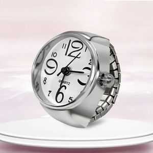 Nouvelle <span class=keywords><strong>montre</strong></span>-bague, vente chaude, cadran circulaire créatif, boîtier en alliage, couple, hommes et femmes - Product Image 3