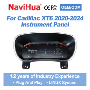 Navihua New Arrival <b>Auto</b> <b>Meter</b> LInux System Carplay LCD Digital Cluster Gauge Speedometer Instrument for Cadillac XT6 2020-2024 - Product Image 1