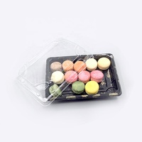 Couvre-plats alimentaires personnalisés KEYMY en PVC/PET recyclable, épaisseur 0,5-1 mm, impression numérique, gaufrage feuille d'or pour macarons et biscuits
