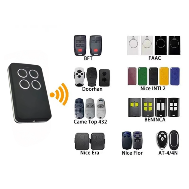 Hot Sale 280-868mhz Universal Remote Control Duplicator for Automatic Door Mixed Color Multi Frequency with Rolling Code