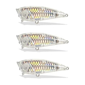 Señuelo de <span class=keywords><strong>Pesca</strong></span> Popper sin pintar de 70mm y 6,9G, cebos de agua salada en blanco, cebo holográfico interior DIY, cebo frustrado Isca <span class=keywords><strong>Pesca</strong></span> Artificial HRP03U - Product Image 6